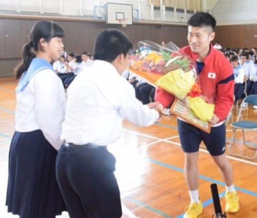 佐々木翔選手 リオ五輪で活躍誓う 函館新聞電子版