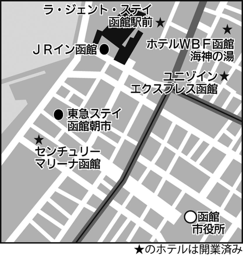 ホテル増で稼働率10ポイント低下も 財務事務所試算 函館新聞電子版 ホテル増で稼働率10ポイント低下も 財務事務所試算 函館新聞電子版