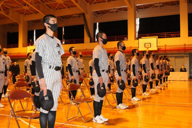 知内に表彰盾 選抜高校野球２１世紀枠候補 函館新聞電子版