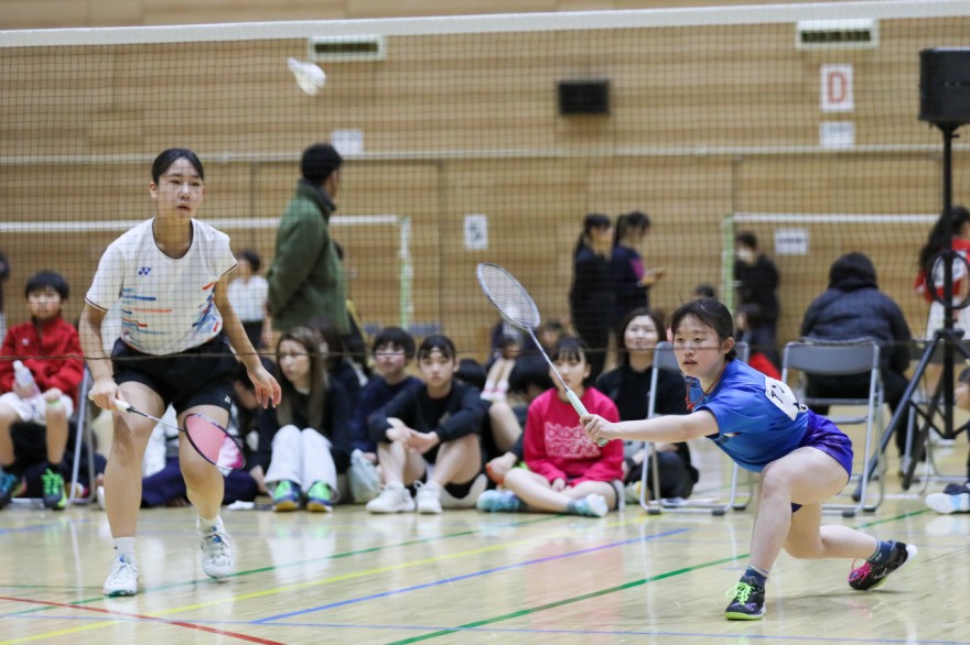 各種目で熱いラリーを展開する選手